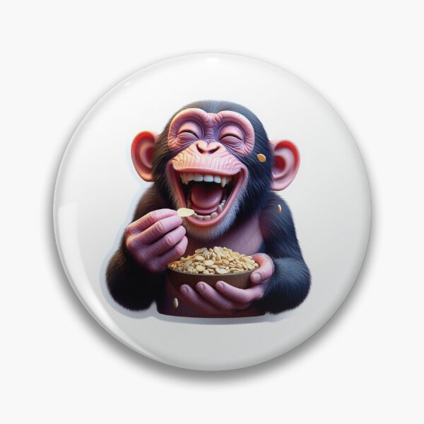 Aperçu de l'œuvre Chimp mangeant créée et vendue par rfp2500.