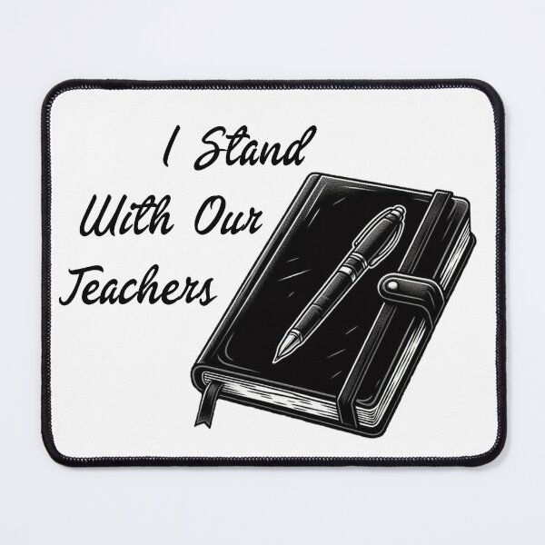 Item preview, I Stand With Our Teachers & Stand Against Book Banning designed and sold by Echonn.