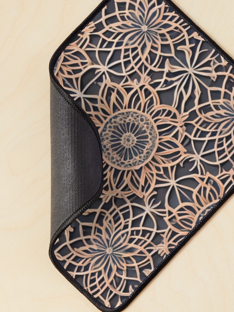 Thumbnail 2 of 5, Mouse Pad, Lace Inspired Pattern designed and sold by hallwell.