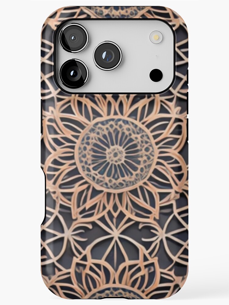Thumbnail 1 of 4, iPhone Case, Lace Inspired Pattern designed and sold by hallwell.