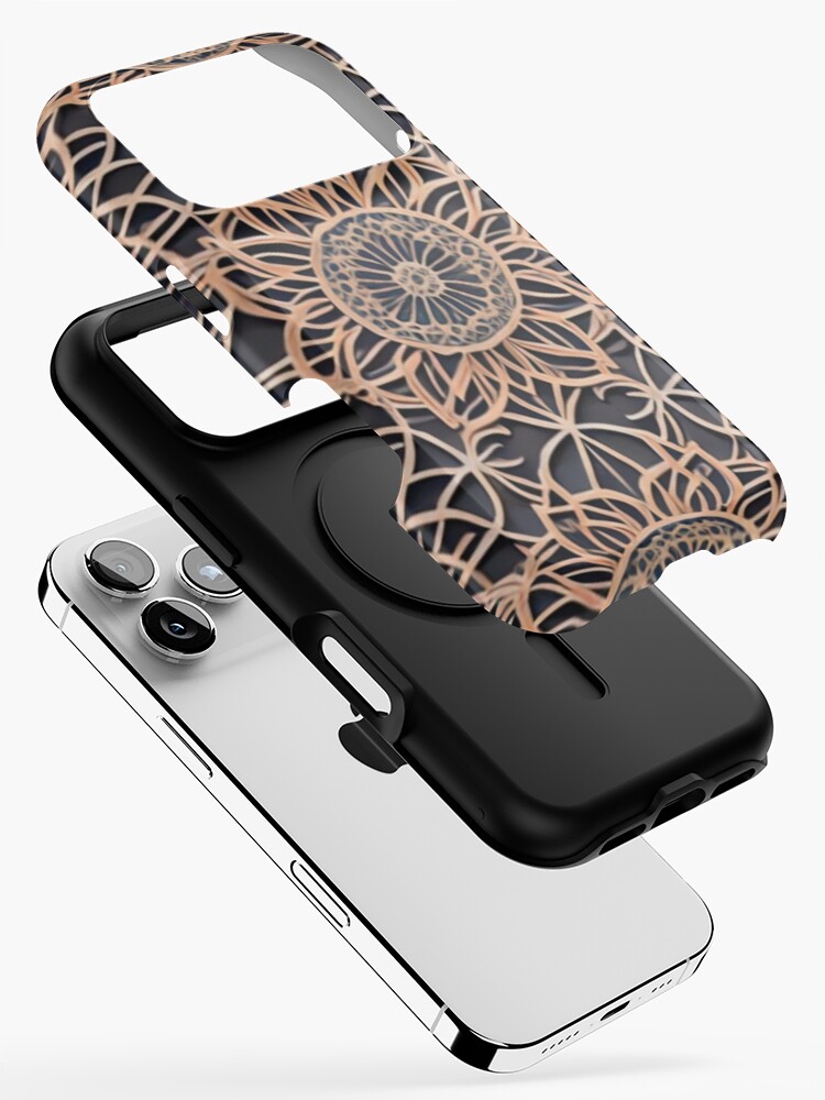 Thumbnail 2 of 4, iPhone Case, Lace Inspired Pattern designed and sold by hallwell.