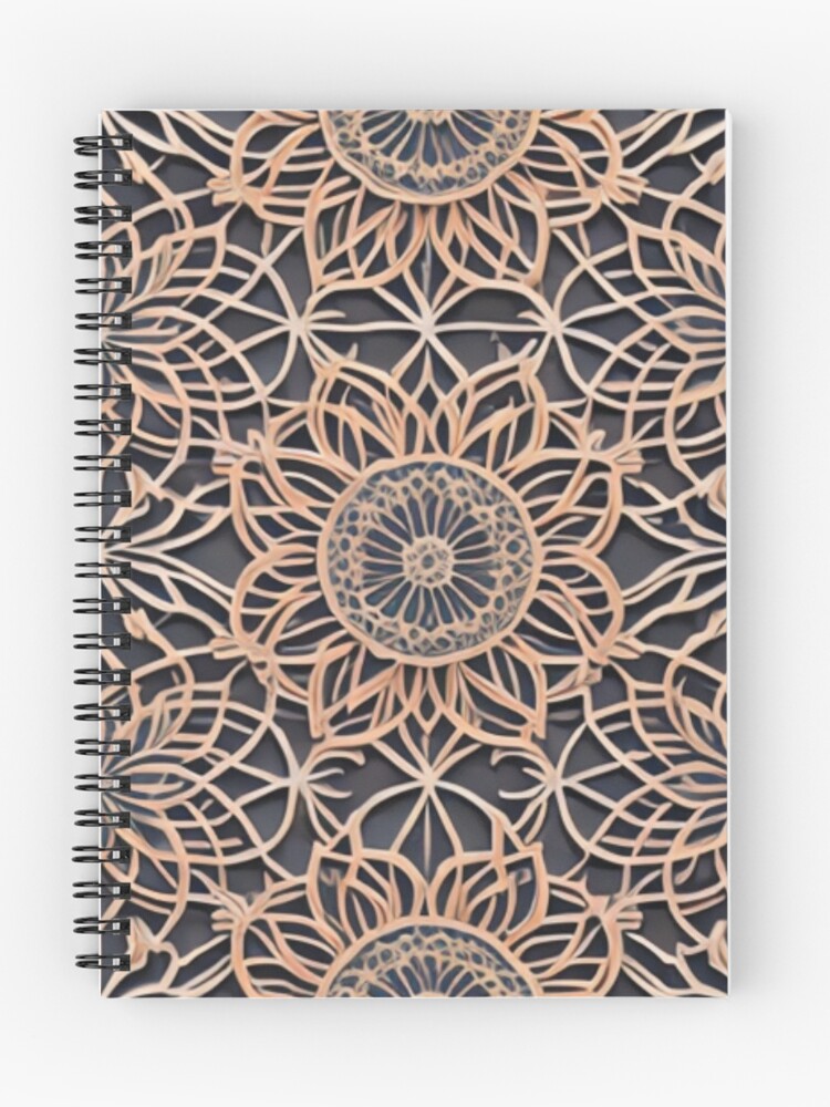 Thumbnail 1 of 3, Journal, Lace Inspired Pattern designed and sold by hallwell.