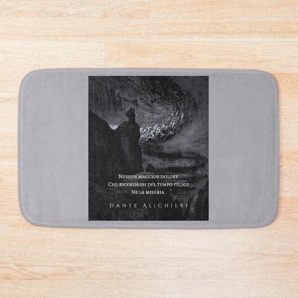 Item preview, Dante Alighieri quote: Nessun maggior dolore che ricordarsi del tempo felice ne la miseria designed and sold by artbleed.
