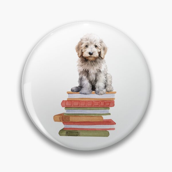 Item preview, Komondor Puppy And Books designed and sold by TheAnimalZ00.