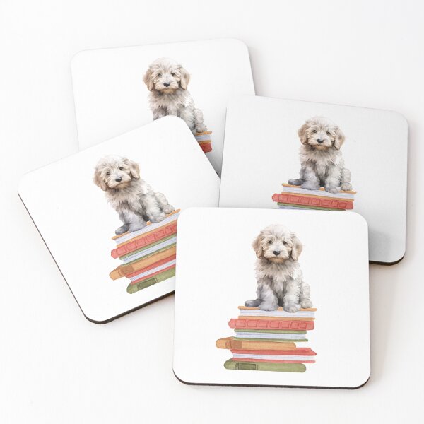 Item preview, Komondor Puppy And Books designed and sold by TheAnimalZ00.