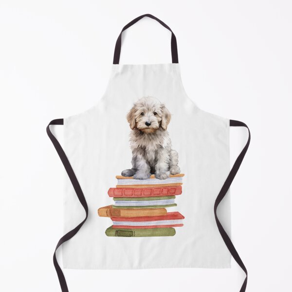 Item preview, Komondor Puppy And Books designed and sold by TheAnimalZ00.