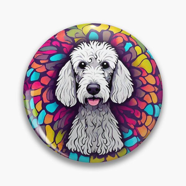 Item preview, Psychedelic Bedlington Terrier designed and sold by Fredster1966.