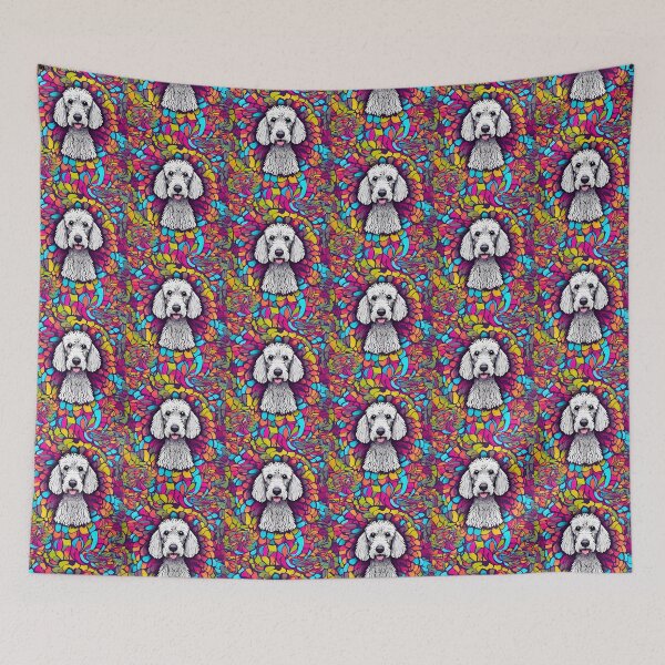 Item preview, Psychedelic Bedlington Terrier designed and sold by Fredster1966.