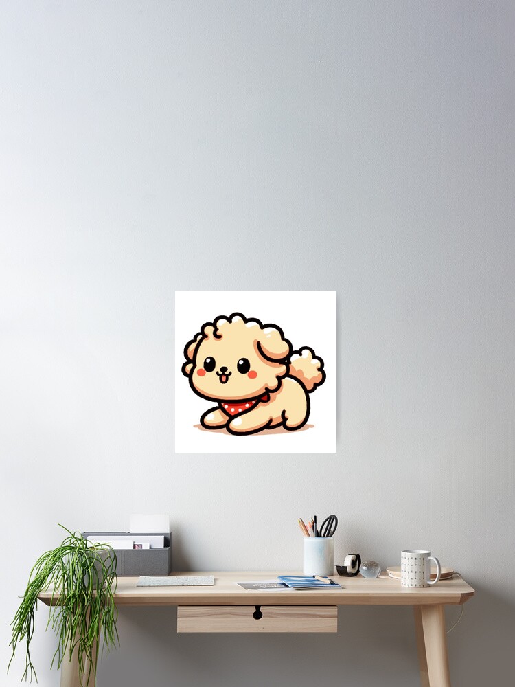 Dog drawing/ Dog cartoon Poster