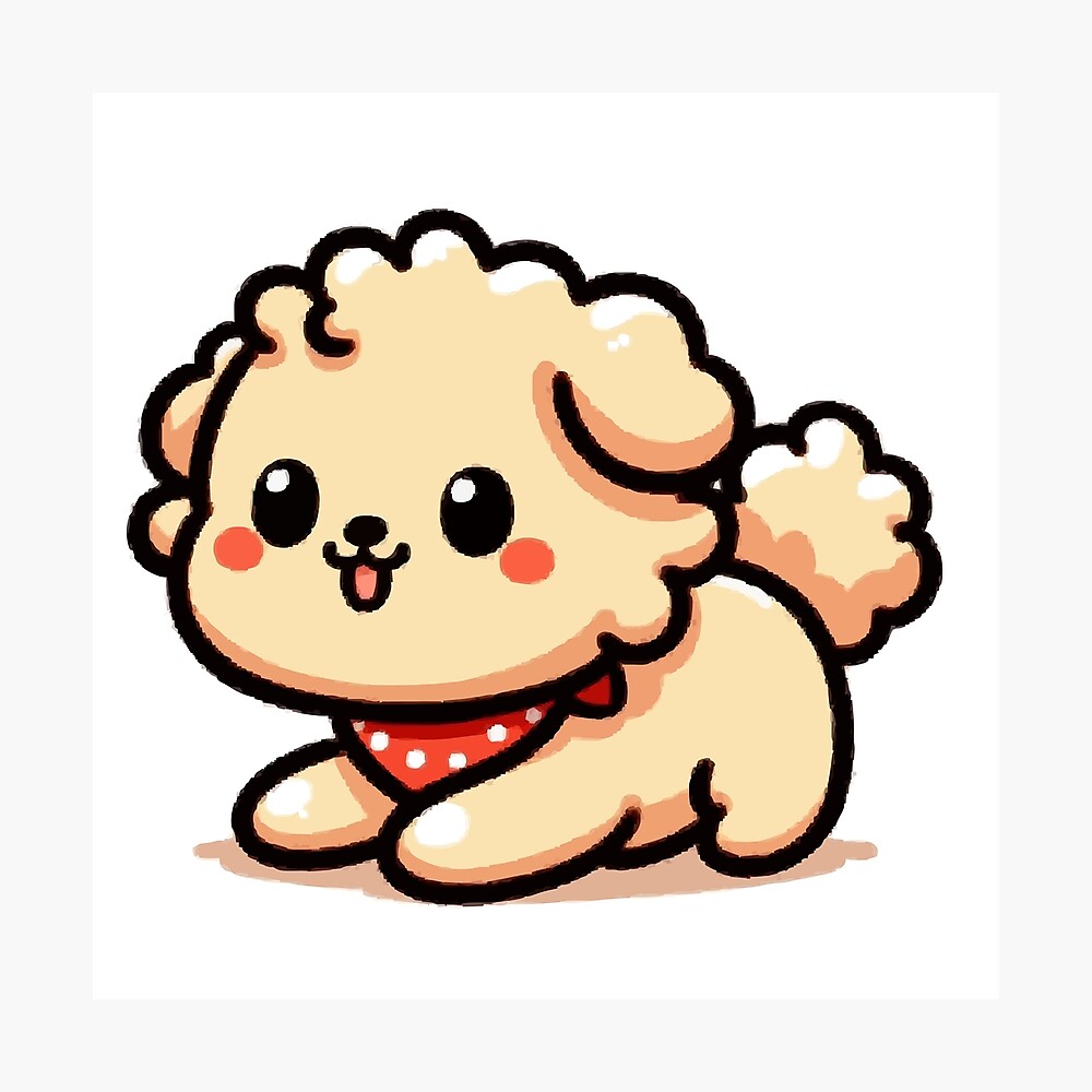 Dog drawing/ Dog cartoon Poster