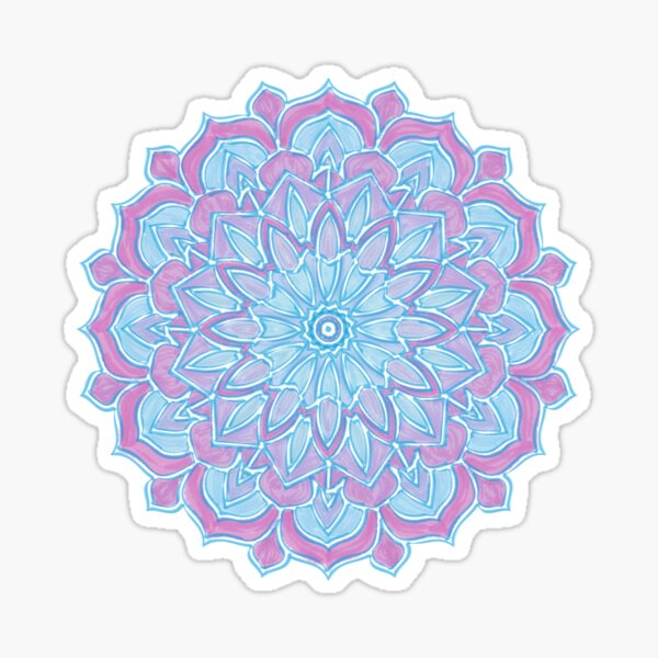 batik mandala - laila Sticker