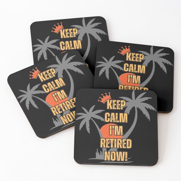 Item preview, Keep Calm I'm Retired Now - Beach Retirement Design designed and sold by TGAL2.