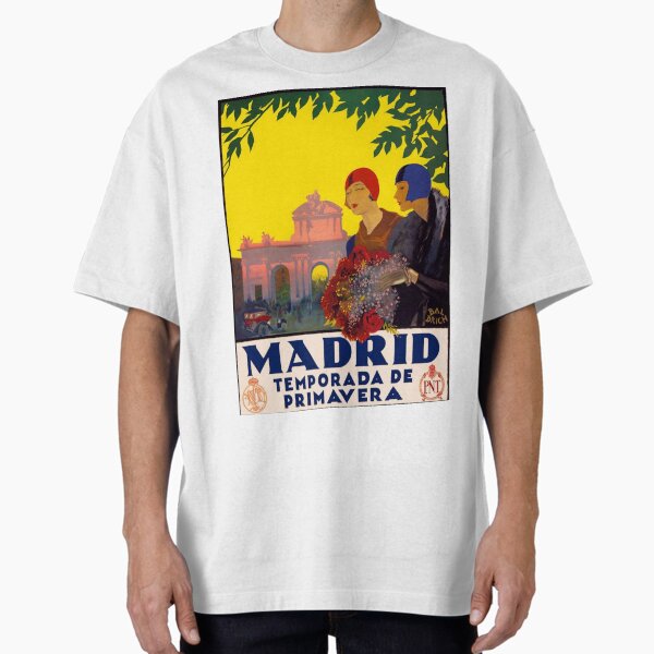 Aperçu de l'œuvre Madrid Temporada de Primavera - Affiche d'Art de Voyage Vintage créée et vendue par Martstore.
