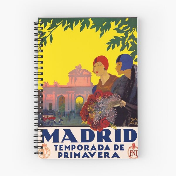 Artikelvorschau, Madrid Temporada de Primavera - Weinlese-Reise-Kunst-Plakat entworfen und verkauft von Martstore.