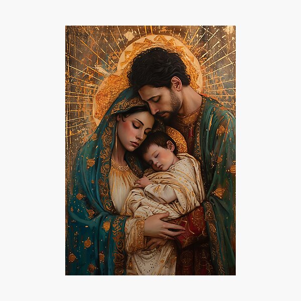 Item preview, Divine Harmony - The Holy Family - Jesus, Mary, Joseph designed and sold by SanctifiedSouls.