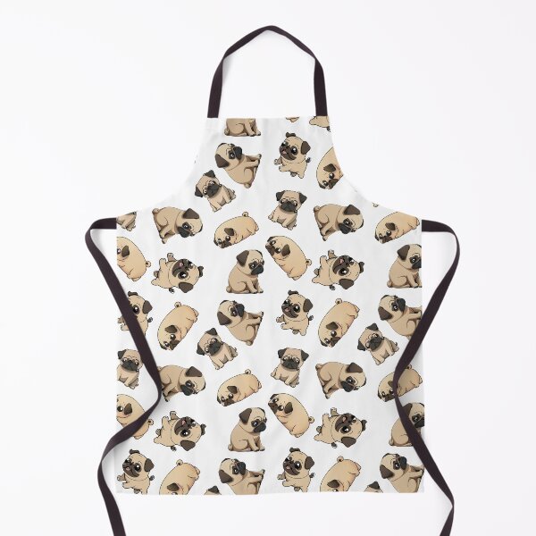 Item preview, Cute Pug Seamless Pattern Design designed and sold by thesighshop.