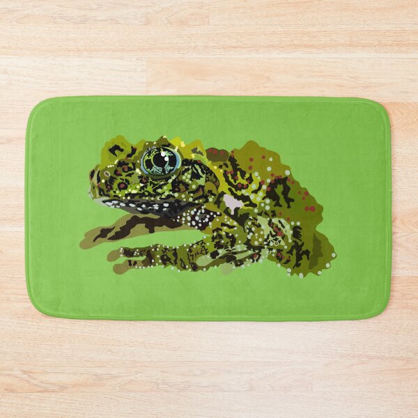 Item preview, M is for Mossy Frog,Mossy Frog Illustration – Unique Amphibian Art for Wildlife and Nature Lovers designed and sold by PrettylittlepastelUk.
