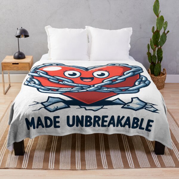 Item preview, Made Unbreakable Strong heart designed and sold by jamdoodle.