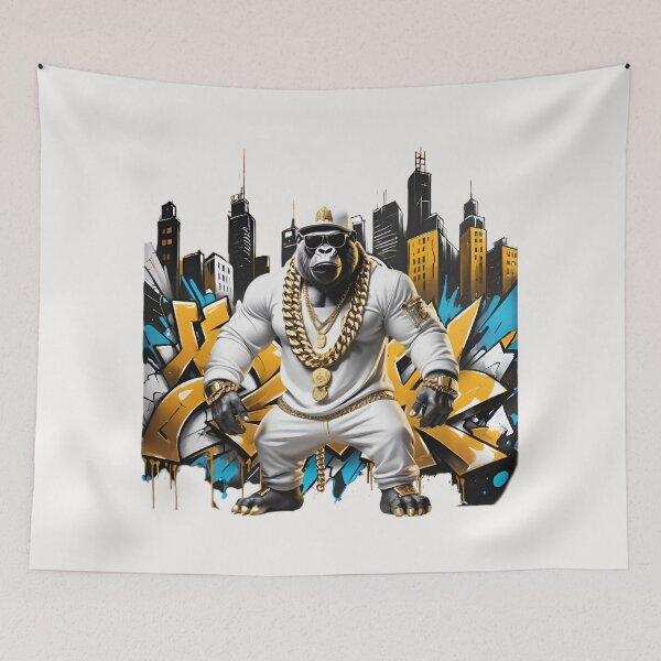 Item preview, Cool Urban Gorilla, Graffiti  designed and sold by DMiracleStore.