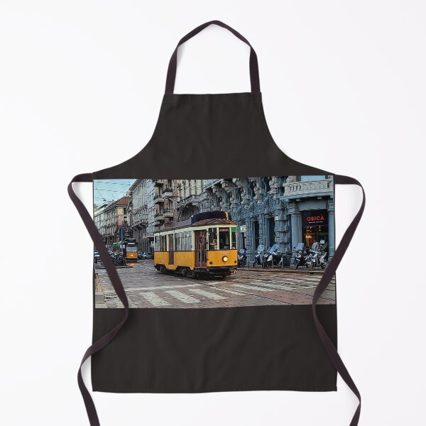 Item preview, Vintage Yellow Tram In Milan, Italy designed and sold by beavo.