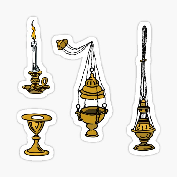 Item preview, Altar server set designed and sold by AmanitaCrafts.