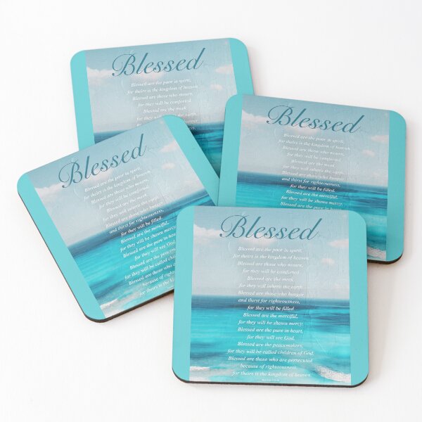Item preview, Blessed Art The Beatitudes Christian Bible Scripture designed and sold by Sharon Cummings Art.