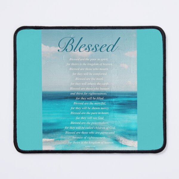Item preview, Blessed Art The Beatitudes Christian Bible Scripture designed and sold by Sharon Cummings Art.