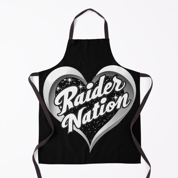 Item preview, Raider Nation in a heart with stars designed and sold by My Team Designs.