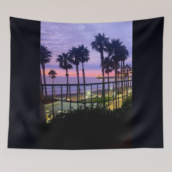 Item preview, OCEANSIDE PIER AFTER SUNSET 4 designed and sold by Tammera.