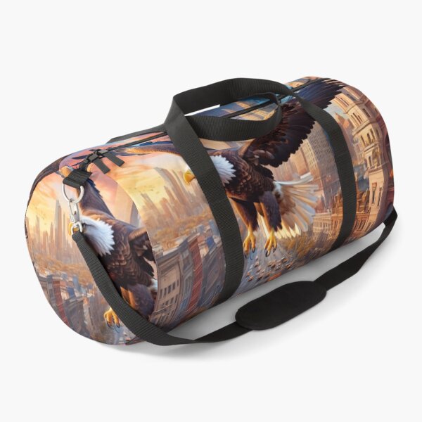 Item preview, Eagle flying over the streets designed and sold by M-Y-A-R-T-.