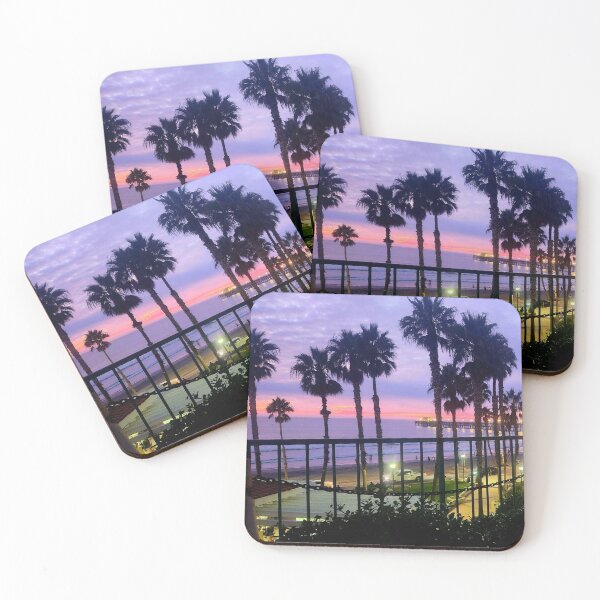 Item preview, OCEANSIDE PIER AFTER SUNSET 4 designed and sold by Tammera.