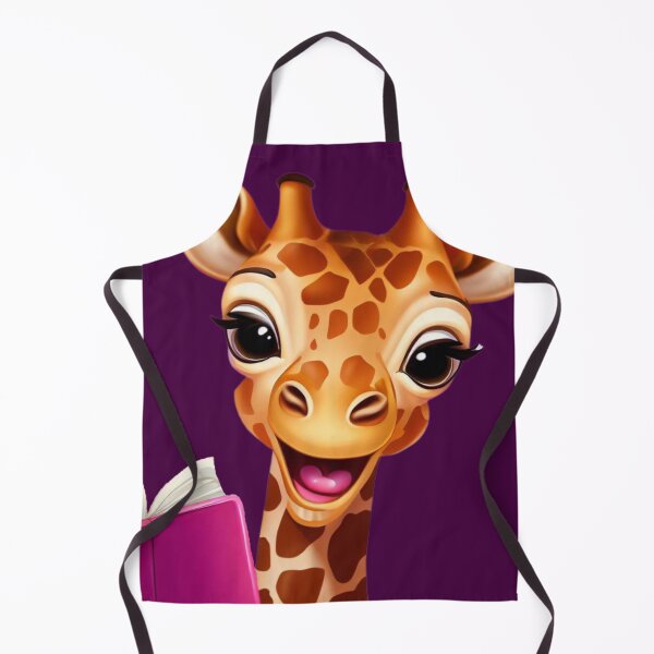 Item preview, GIRAFFE WITH PINK BOOK designed and sold by Ciervo Primavera.
