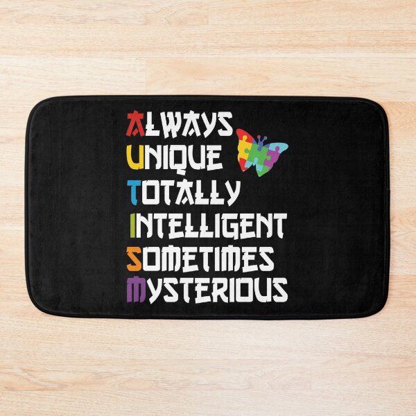 Item preview, Always Unique Intelligent Mysterious - Autistic Gril Boy autism Awareness month designed and sold by Smix Pixels.