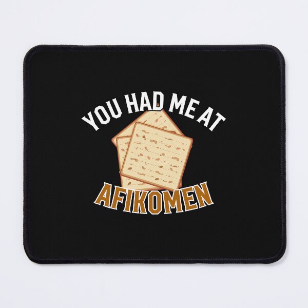 Item preview, You Had Me At Afikomen Funny Passover Humor designed and sold by SharpThreadZ.