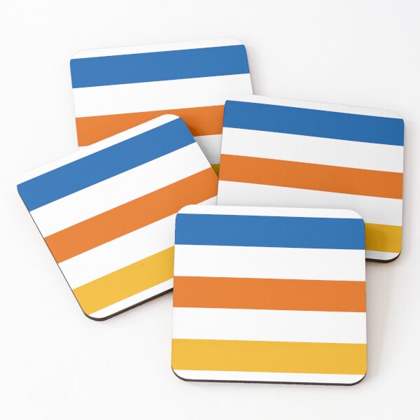 Item preview, Retro vintage color stripes - orange yellow brown designed and sold by TalBright.