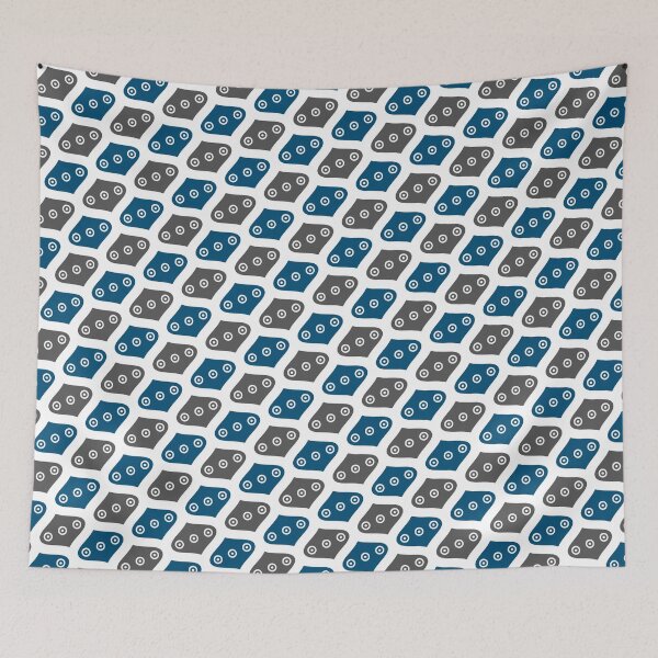 Item preview, Grey & Blue Chinese Lantern Symbol Alternating Supreme Templates designed and sold by Alchemy-A-La-G.