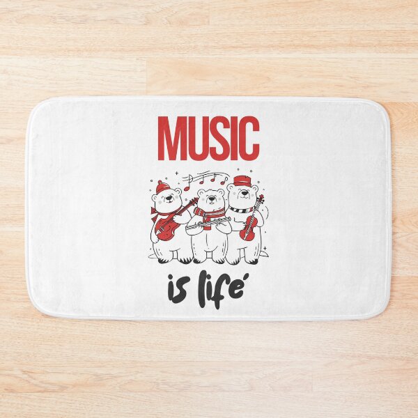 Item preview, Arctic Symphony: Trio of Musical Polar Bears designed and sold by NatureStyle555.