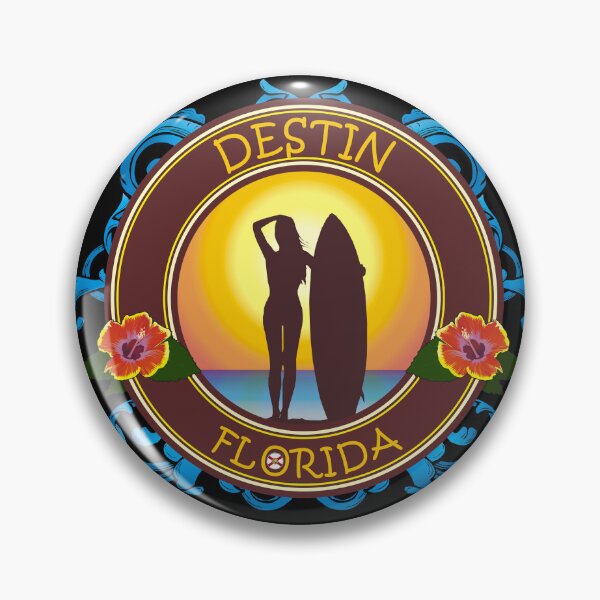 Item preview, Destin surfer girl designed and sold by studioss76.