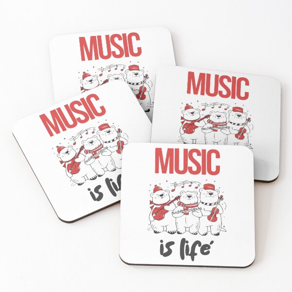 Item preview, Arctic Symphony: Trio of Musical Polar Bears designed and sold by NatureStyle555.
