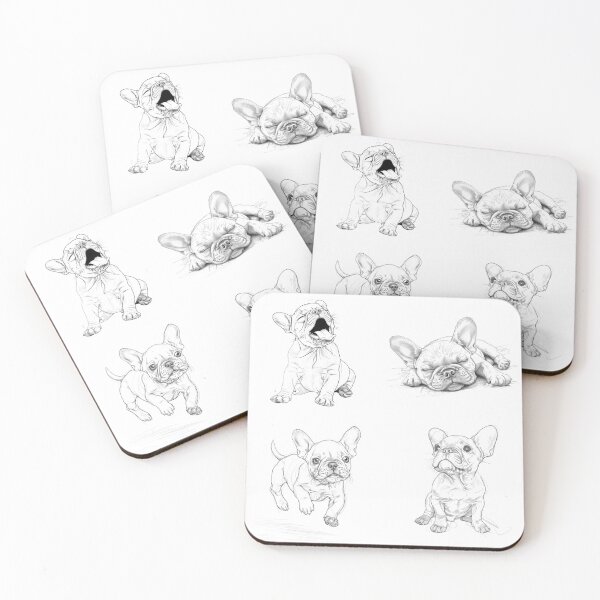 Item preview, Frenchie Puppy, Simply Line Drawing designed and sold by CHC-Design.