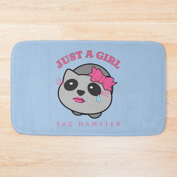 Item preview, Just a girl - Sad Hamster designed and sold by theWeppen.