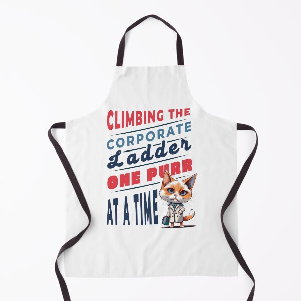 Item preview, Climbing the corporate ladder one purr at a time designed and sold by KaiLabsArt.