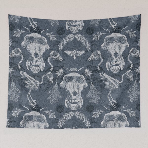 Item preview, Gothic Baboon Skull with Buzzard Skeleton and stuff designed and sold by AardvarkAnarchy.