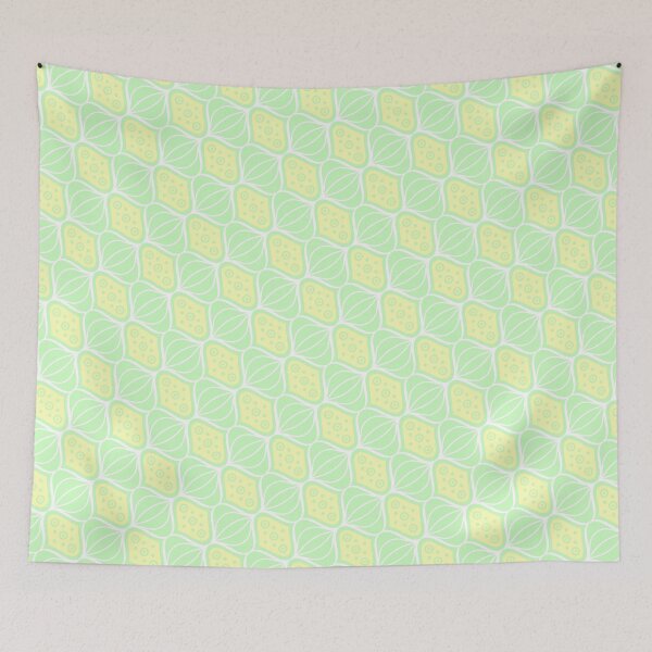 Item preview, Yellow & White Swirling Chinese Lantern Alternating Supreme Templates designed and sold by Alchemy-A-La-G.
