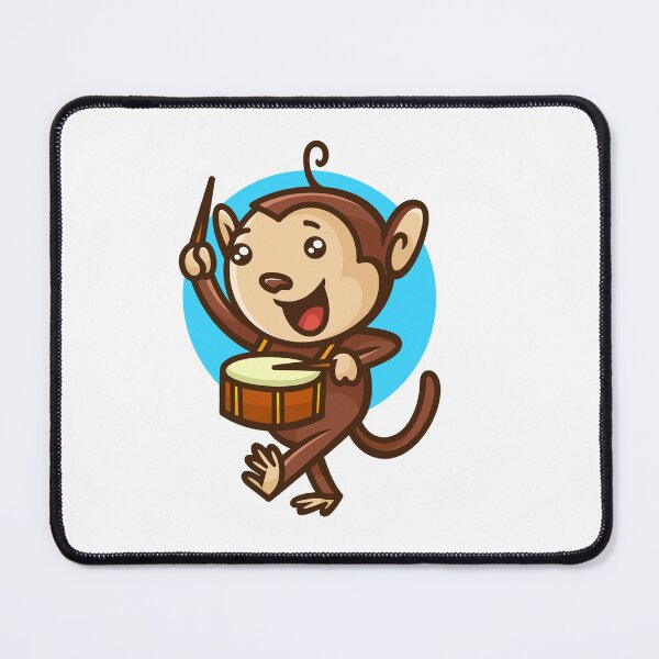 Item preview, monkey drums designed and sold by DesignbyMorena.