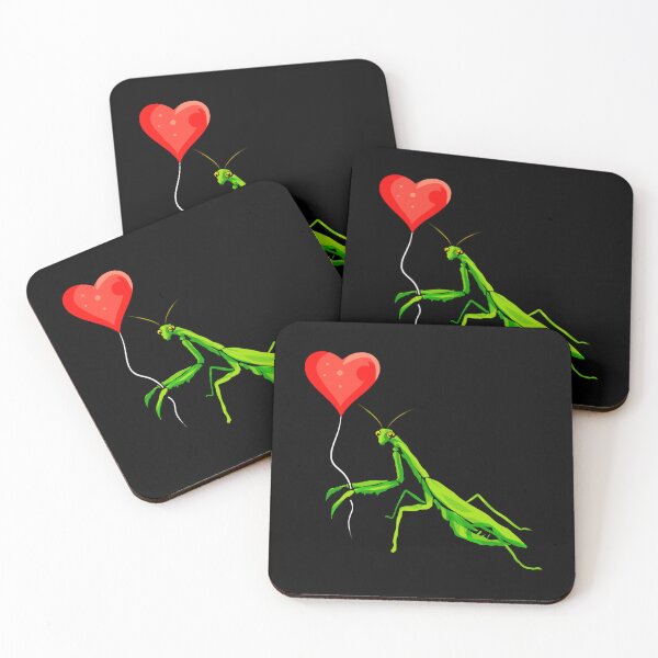 Item preview, Praying Mantis Heart Balloon Insect Bug Lover  designed and sold by BarlowAnnika.
