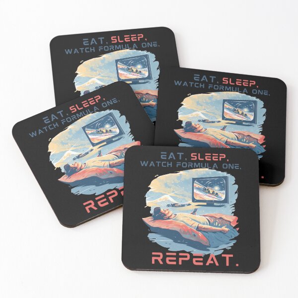 Item preview, Formula One - Eat, Sleep, Watch Formula One, Repeat. designed and sold by Marcin Kulka.
