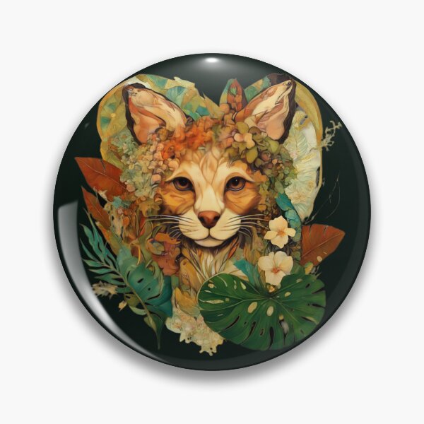 Item preview, A magnificent fennec among tropical leaves and flowers of fantastic beauty.  designed and sold by Natalia-Vlad.