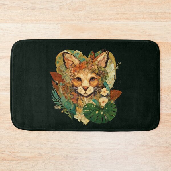Item preview, A magnificent fennec among tropical leaves and flowers of fantastic beauty.  designed and sold by Natalia-Vlad.