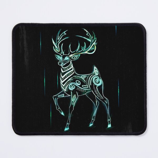Item preview, Neon celtic deer designed and sold by Paul-Place.